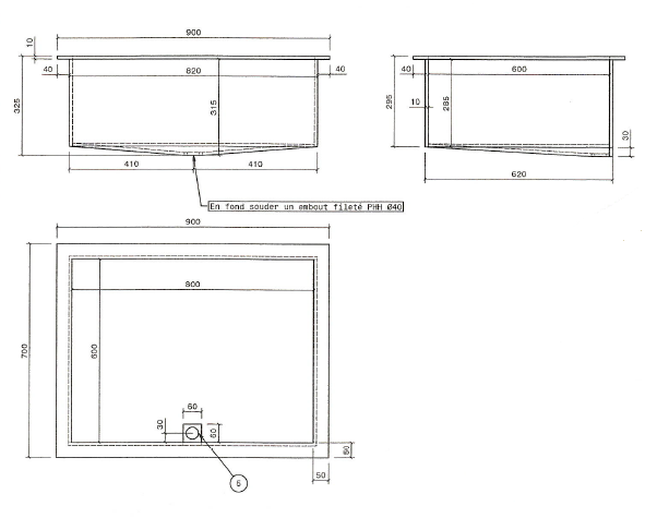 plan cuve pph sur mesure